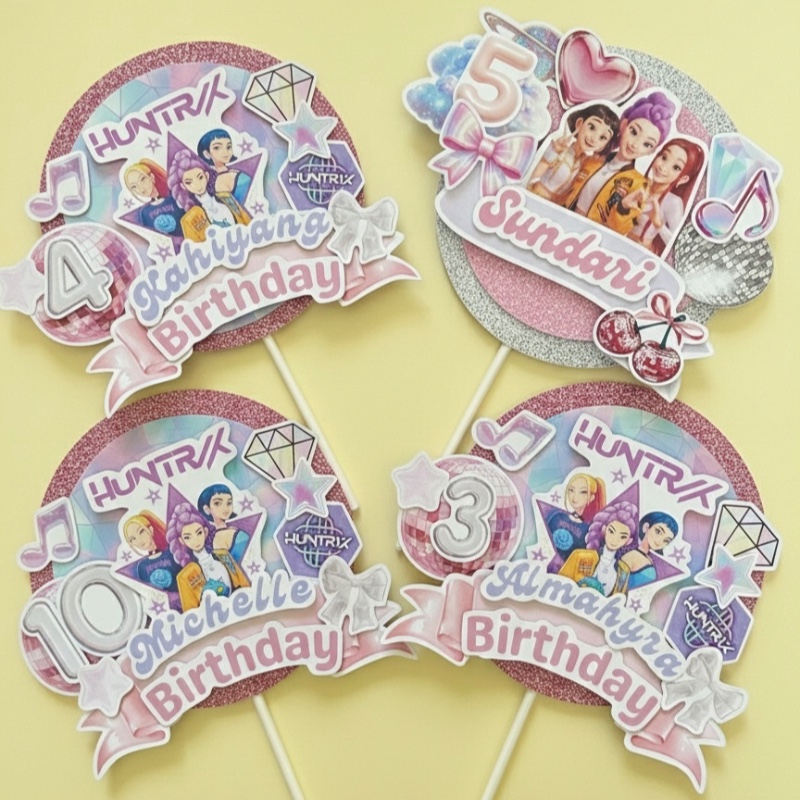 3D Cake Topper Ulang Tahun