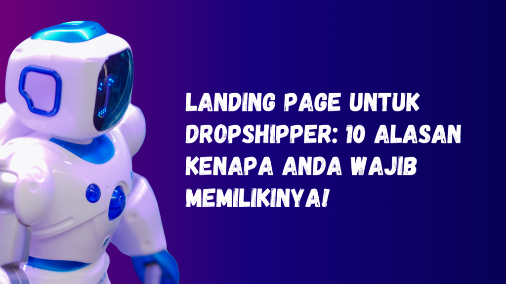 Landing Page untuk Dropshipper
